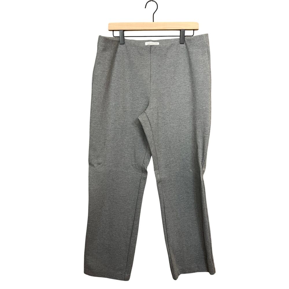Coldwater Creek Classic Fit Ponte Perfect Holly Trousers Size Large